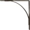 Ekena Millwork Morris Steel Bracket, Antiqued Pale Gold 3"W x 18"D x 18"H BKTM03X18X18MOAPG - alternate 7